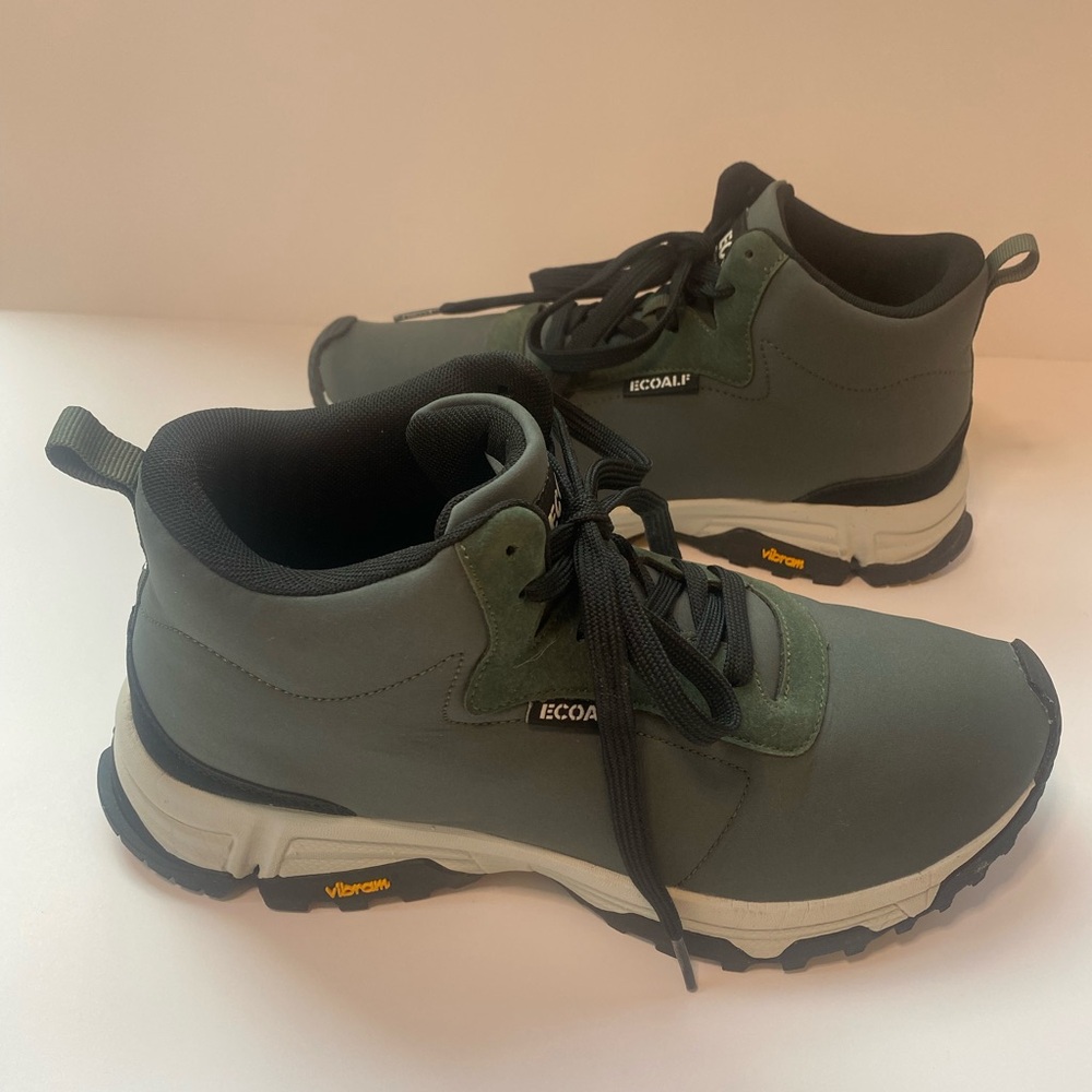 ECOALF Men's Gray and Green Sneakers